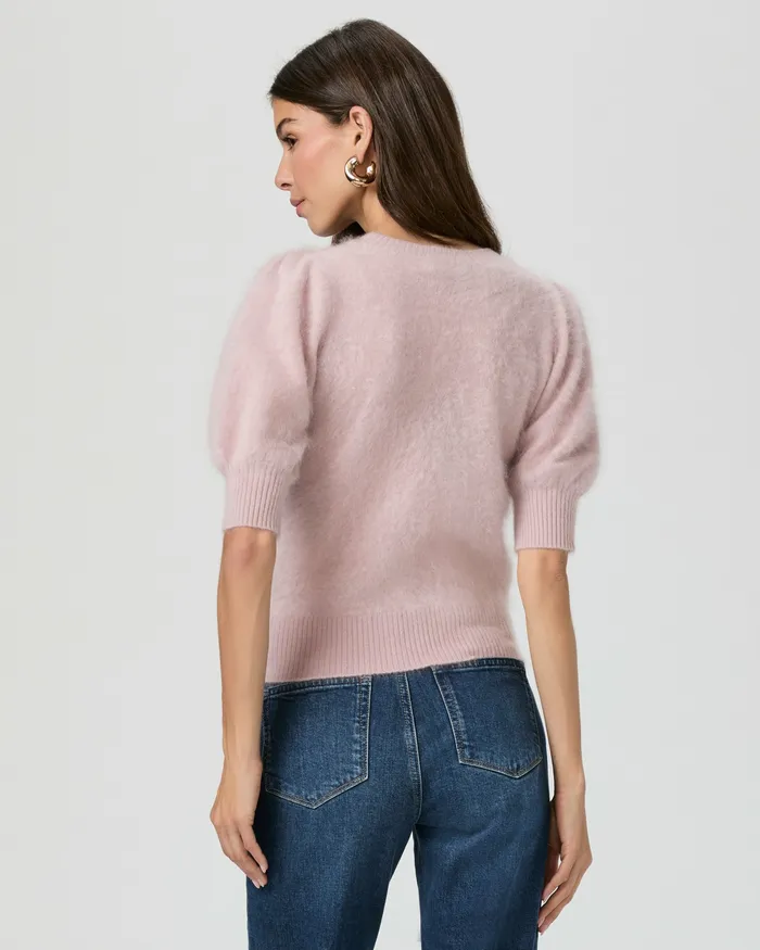 Women Sweaters and Sweatshirts PAIGE Gladiolus Sweater 8211 Blush Tint Cashmere