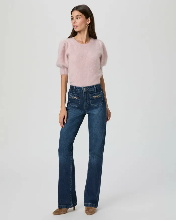 Women Sweaters and Sweatshirts PAIGE Gladiolus Sweater 8211 Blush Tint Cashmere