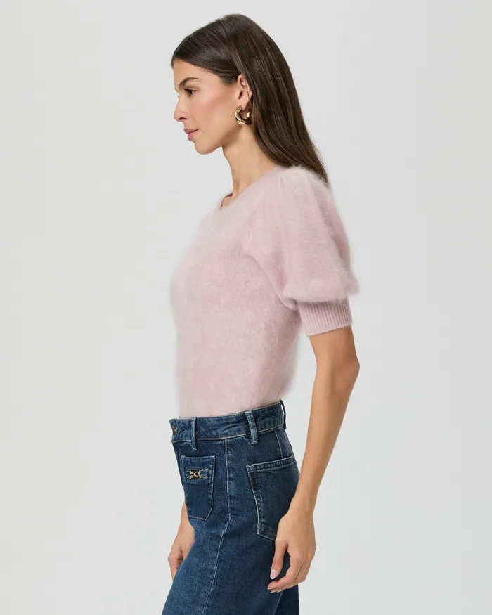 Women Sweaters and Sweatshirts PAIGE Gladiolus Sweater 8211 Blush Tint Cashmere