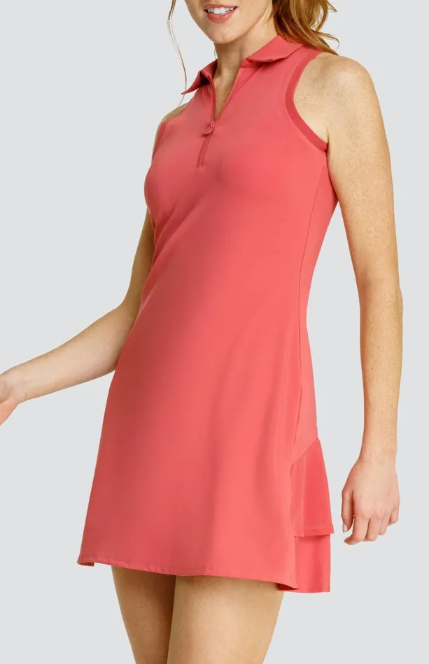 Women Tail Activewear Sleeveless Suella 34034 Dress Cherry Rose