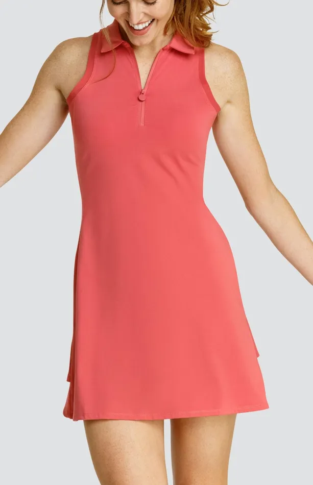Women Tail Activewear Sleeveless Suella 34034 Dress Cherry Rose
