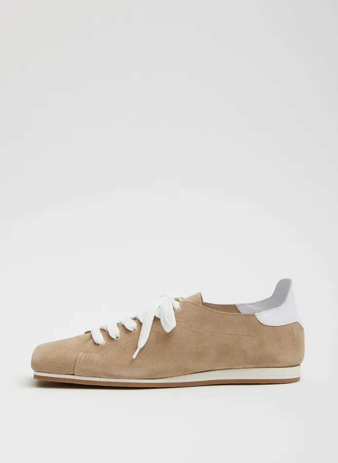 Women Tibi Flats Suede Seth Sneaker