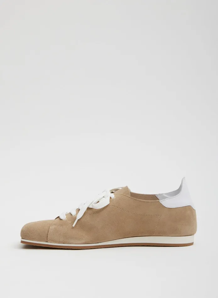 Women Tibi Flats Suede Seth Sneaker