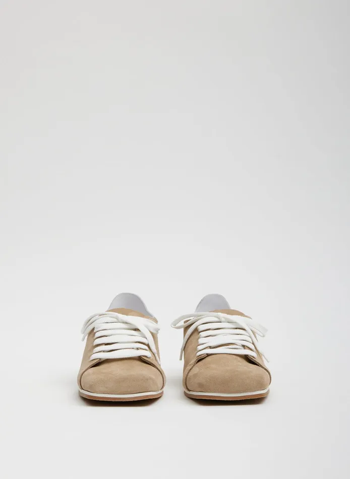 Women Tibi Flats Suede Seth Sneaker