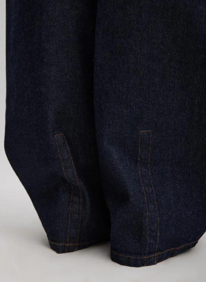 Women Tibi Pants and Shorts Indigo Denim Sid Jean