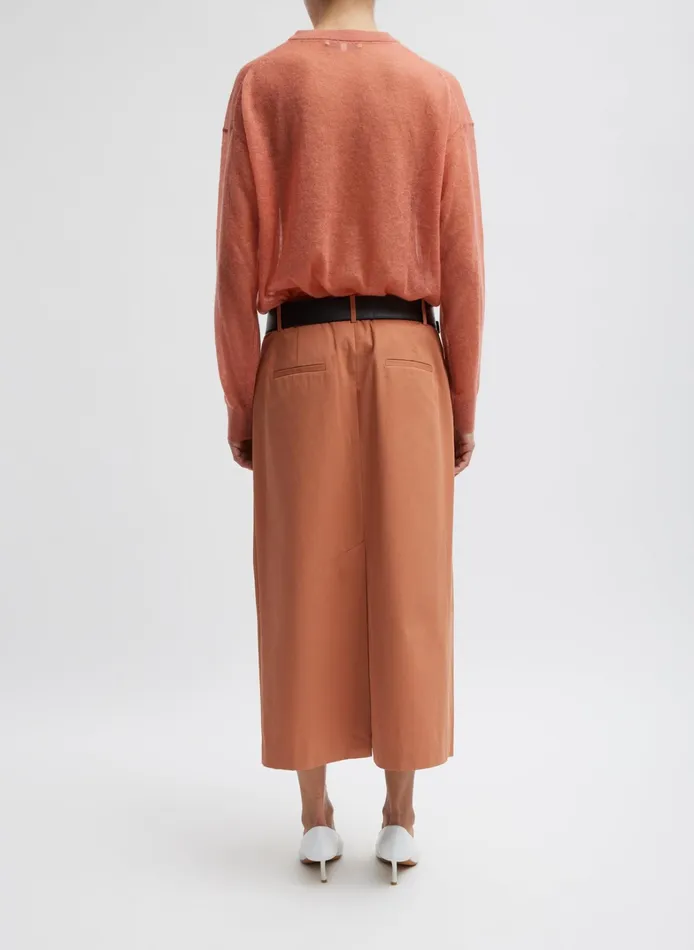 Women Tibi Skirts Bio Twill Triple Pleat Skirt