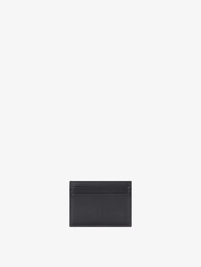 Women Wallets and Card Holders Givenchy GCut Card Holder In 4G Lurex Embroidery And Leather Dark Grey Women Wallets and Card Holders Givenchy GCut Card Holder In 4G Lurex Embroidery And Leather Dark Grey