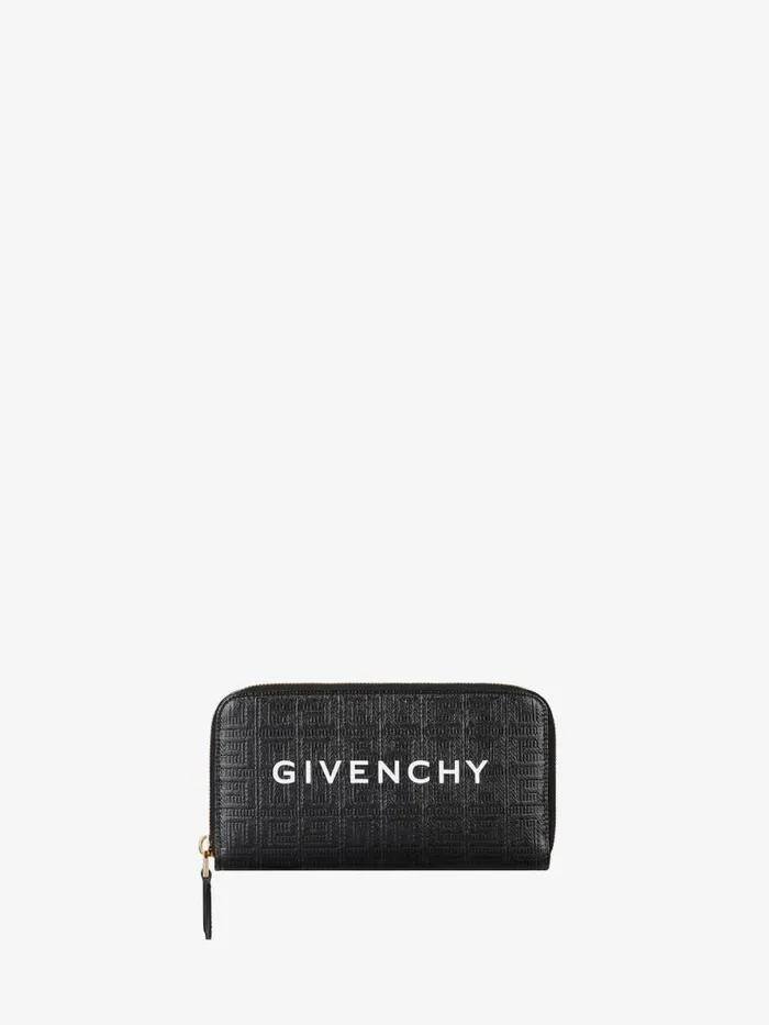 Women Wallets and Card Holders Givenchy GCut Wallet In 4G Coated Canvas And Leather Black Women Wallets and Card Holders Givenchy GCut Wallet In 4G Coated Canvas And Leather Black