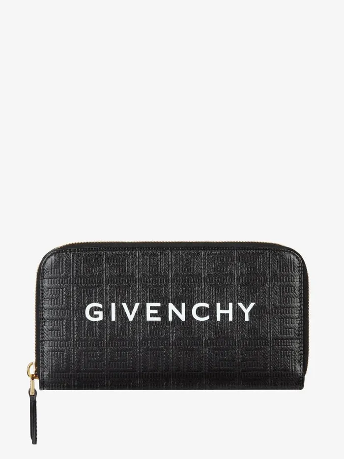 Women Wallets and Card Holders Givenchy GCut Wallet In 4G Coated Canvas And Leather Black Women Wallets and Card Holders Givenchy GCut Wallet In 4G Coated Canvas And Leather Black