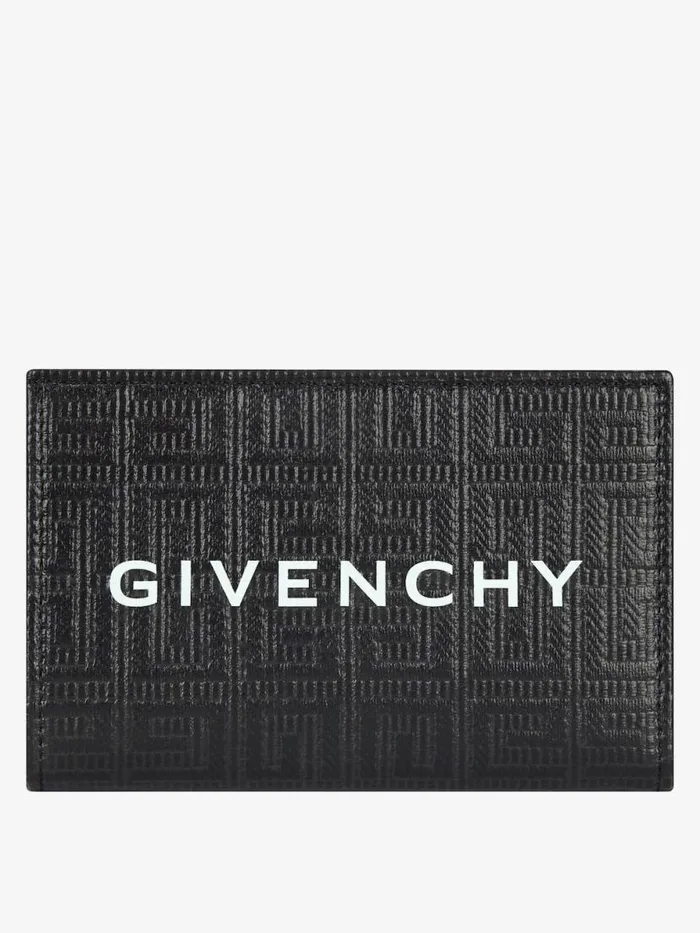 Women Wallets and Card Holders Givenchy Giv Cut Bifold Wallet In 4G Coated Canvas And Leather Black Women Wallets and Card Holders Givenchy Giv Cut Bifold Wallet In 4G Coated Canvas And Leather Black