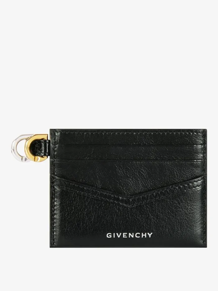 Women Wallets and Card Holders Givenchy Voyou Card Holder In Leather Black Women Wallets and Card Holders Givenchy Voyou Card Holder In Leather Black
