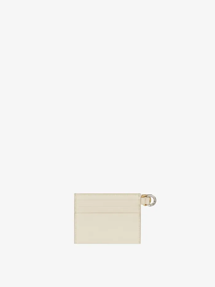 Women Wallets and Card Holders Givenchy Voyou Card Holder In Leather Natural Beige Women Wallets and Card Holders Givenchy Voyou Card Holder In Leather Natural Beige