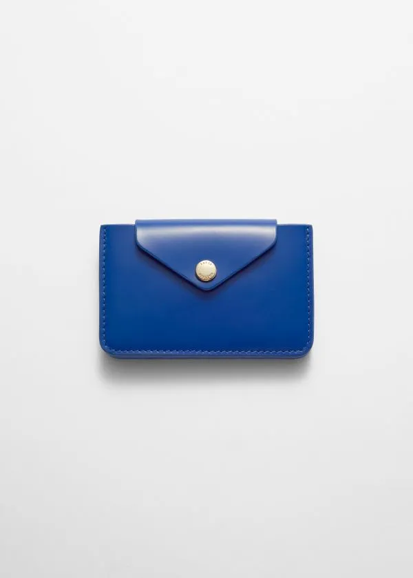 Women Wallets and Other Stories Leather Card Holder Blue