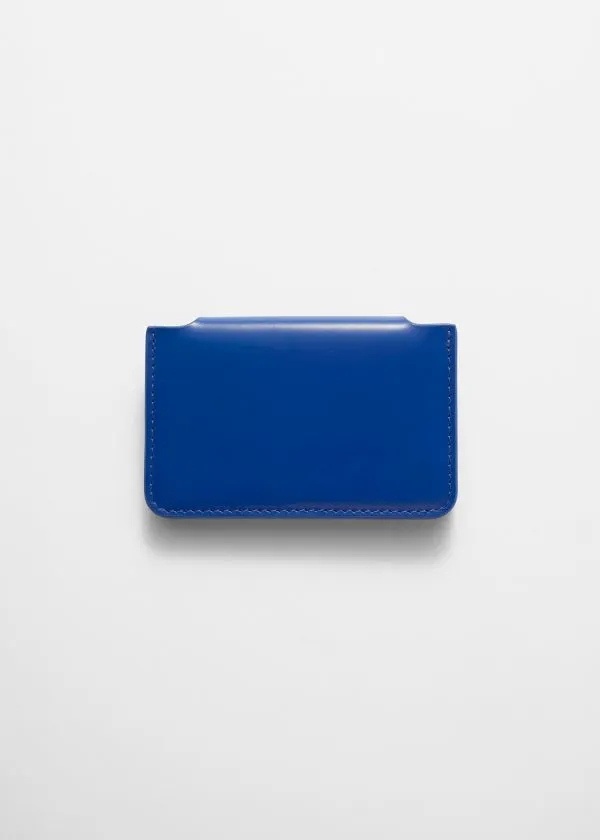 Women Wallets and Other Stories Leather Card Holder Blue Women Wallets and Other Stories Leather Card Holder Blue