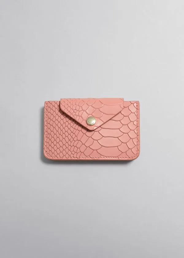 Women Wallets and Other Stories Leather Card Holder Rose