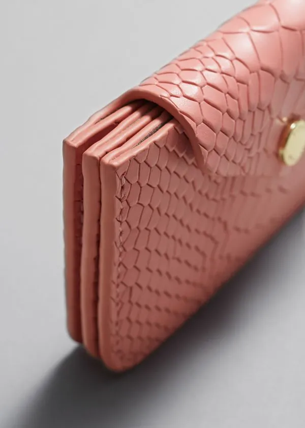 Women Wallets and Other Stories Leather Card Holder Rose Women Wallets and Other Stories Leather Card Holder Rose