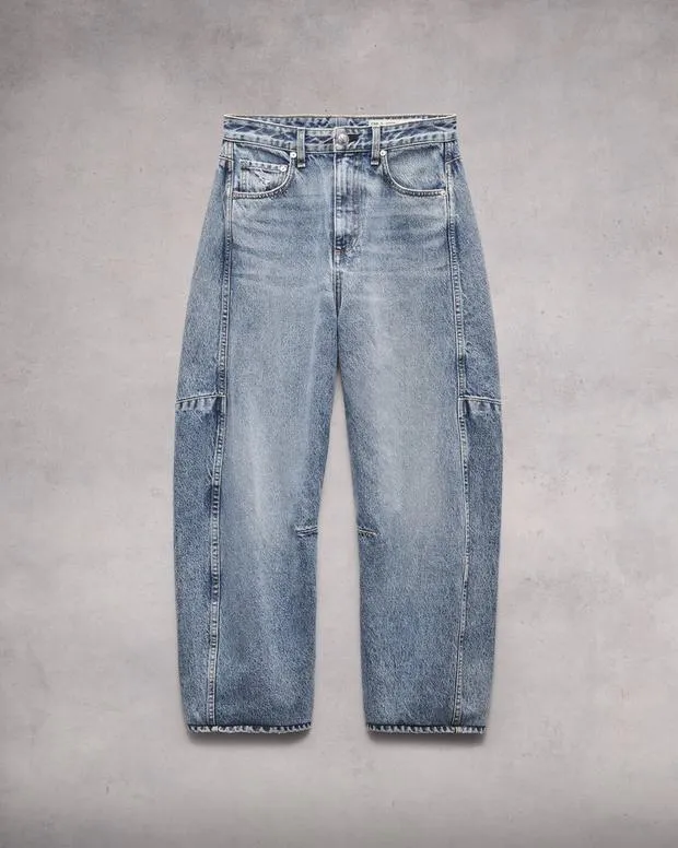 Women WideLeg and BarrelJeans rag and bone Charlie Ankle BarrelLeg Jean Harmony