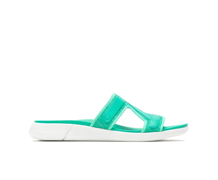 Women Willa Knit Slide Deep Green Knit Sandals Hush Puppies
