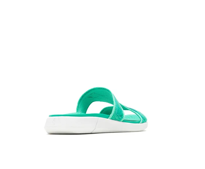 Women Willa Knit Slide Deep Green Knit Sandals Hush Puppies