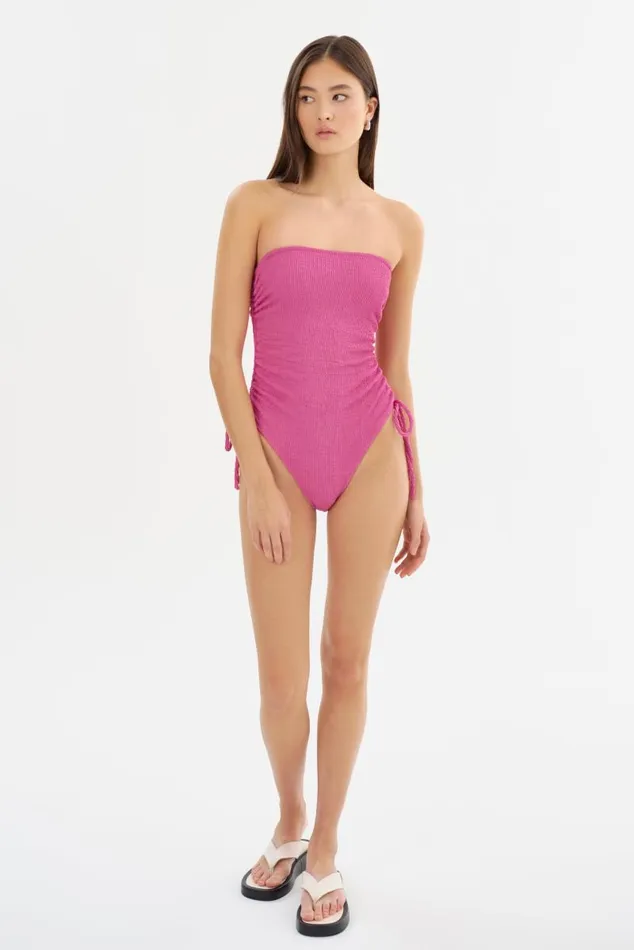 Women ZARINA Strapless Swimsuit Berry LAMARQUE Swim Women ZARINA Strapless Swimsuit Berry LAMARQUE Swim