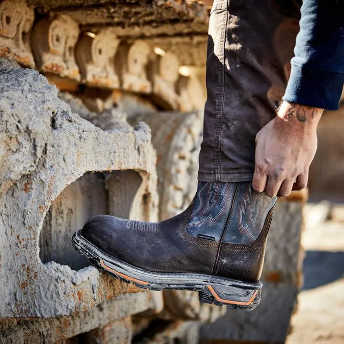 Work Boots Men Ariat Big Rig Composite Toe Work Boot Iron Coffee