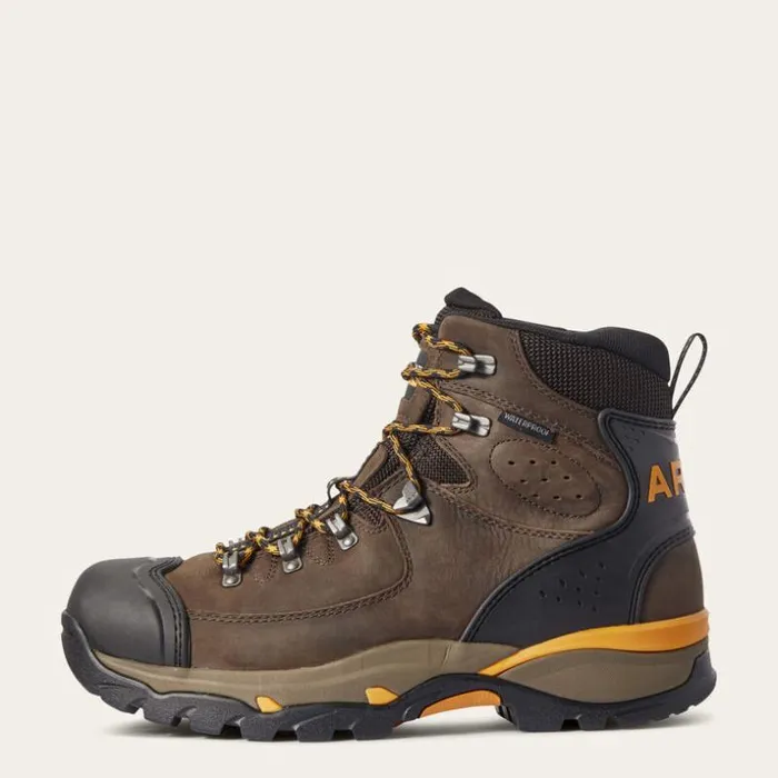 Work Boots Men Ariat Endeavor 6034 Waterproof Work Boot Chocolate Brown Work Boots Men Ariat Endeavor 6034 Waterproof Work Boot Chocolate Brown