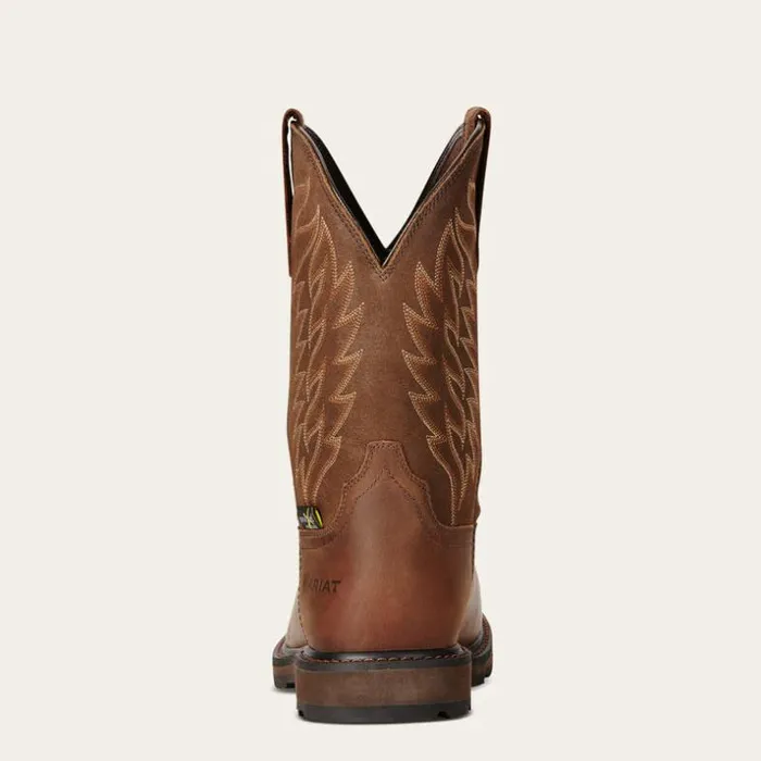 Work Boots Men Ariat Groundbreaker Wide Square Toe MetGuard MetGuard Steel Toe Work Boot Brown Work Boots Men Ariat Groundbreaker Wide Square Toe MetGuard MetGuard Steel Toe Work Boot Brown