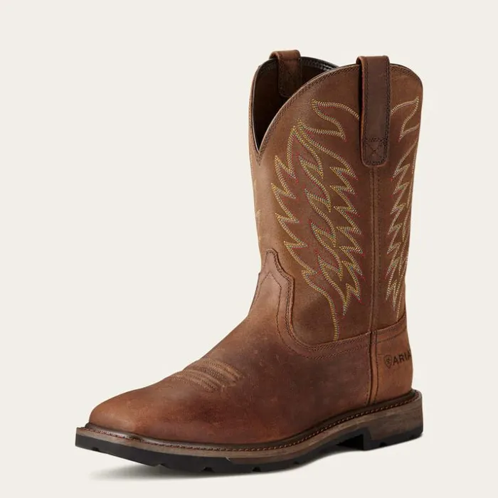 Work Boots Men Ariat Groundbreaker Work Boot Brown