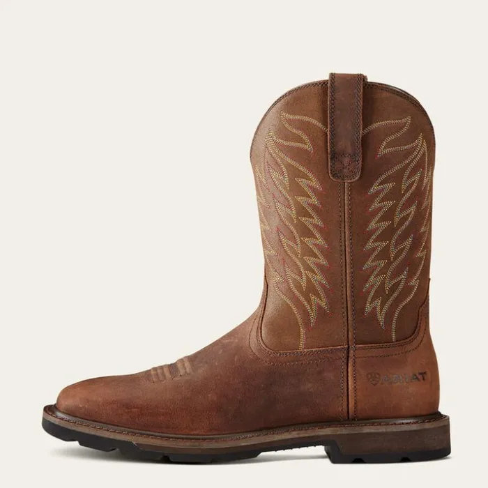 Work Boots Men Ariat Groundbreaker Work Boot Brown Work Boots Men Ariat Groundbreaker Work Boot Brown