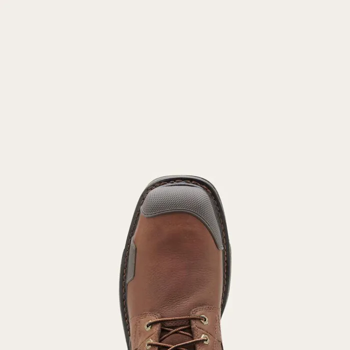Work Boots Men Ariat OverDrive 8034 Wide Square Toe Waterproof Composite Toe Work Boot Chestnut Brown Work Boots Men Ariat OverDrive 8034 Wide Square Toe Waterproof Composite Toe Work Boot Chestnut Brown