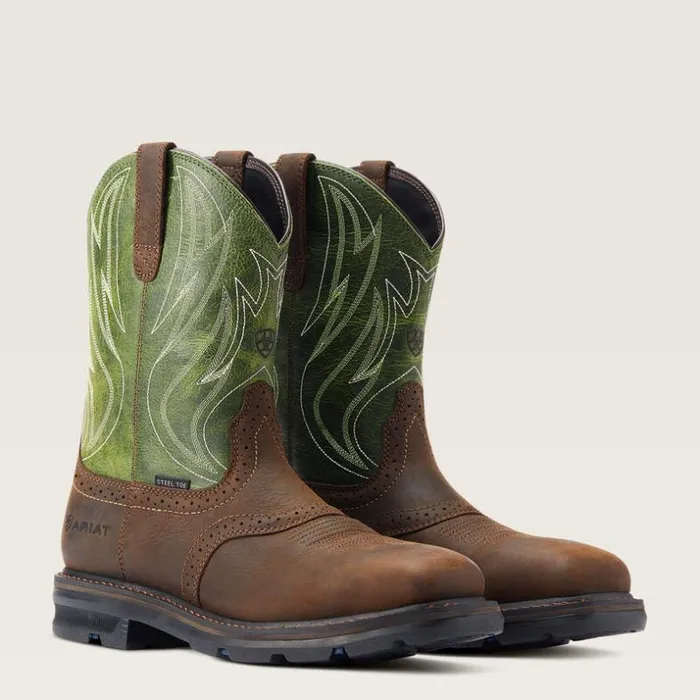 Work Boots Men Ariat Sierra Shock Shield Steel Toe Work Boot Dark Brown Work Boots Men Ariat Sierra Shock Shield Steel Toe Work Boot Dark Brown