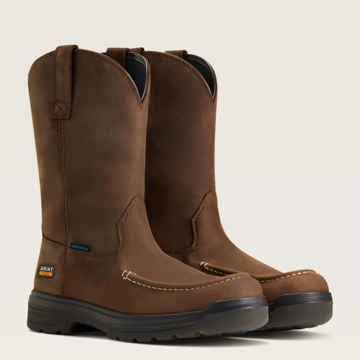 Work Boots Men Ariat Turbo Moc Toe Waterproof Work Boot Mocha Work Boots Men Ariat Turbo Moc Toe Waterproof Work Boot Mocha
