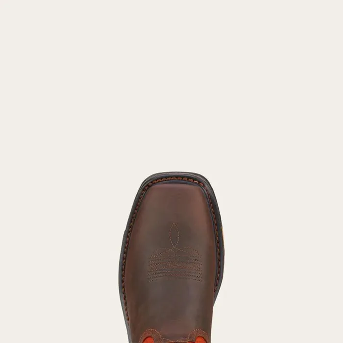 Work Boots Men Ariat WorkHog Wide Square Toe Work Boot Dark Earth Work Boots Men Ariat WorkHog Wide Square Toe Work Boot Dark Earth