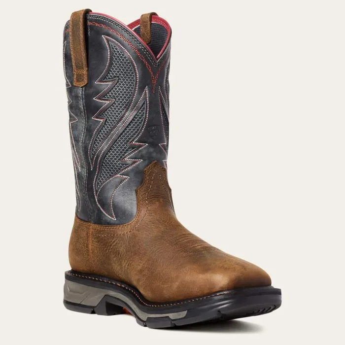 Work Boots Men Ariat WorkHog XT VentTEK Waterproof Work Boot Rye Brown Work Boots Men Ariat WorkHog XT VentTEK Waterproof Work Boot Rye Brown