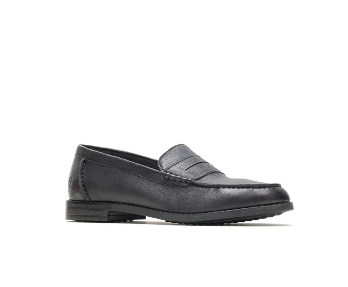 Wren Loafer Perfect Fit Black Leather Women Loafers Hush Puppies Wren Loafer Perfect Fit Black Leather Women Loafers Hush Puppies