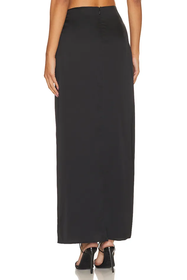 X Rachel Amlie Maxi Skirt Black Women Lovers and Friends Skirts
